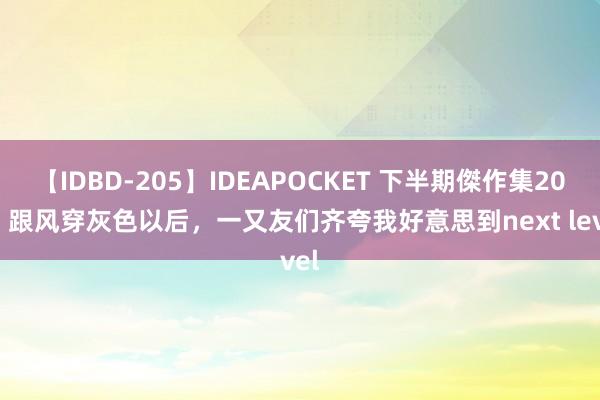 【IDBD-205】IDEAPOCKET 下半期傑作集2009 跟风穿灰色以后，一又友们齐夸我好意思到next level