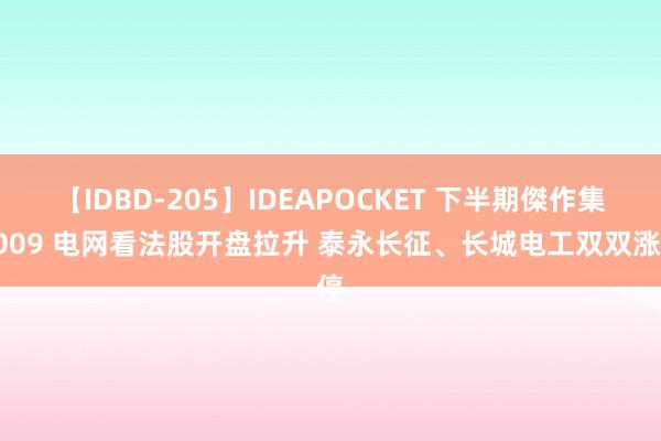 【IDBD-205】IDEAPOCKET 下半期傑作集2009 电网看法股开盘拉升 泰永长征、长城电工双双涨停