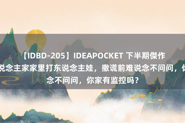 【IDBD-205】IDEAPOCKET 下半期傑作集2009 到东说念主家家里打东说念主娃，撒谎前难说念不问问，你家有监控吗？