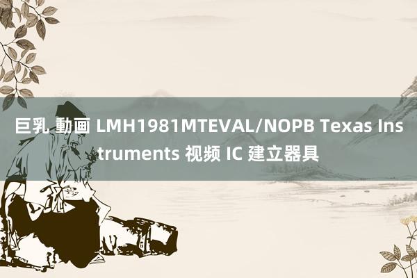 巨乳 動画 LMH1981MTEVAL/NOPB Texas Instruments 视频 IC 建立器具