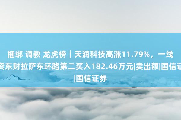 捆绑 调教 龙虎榜｜天润科技高涨11.79%，一线游资东财拉萨东环路第二买入182.46万元|卖出额|国信证券